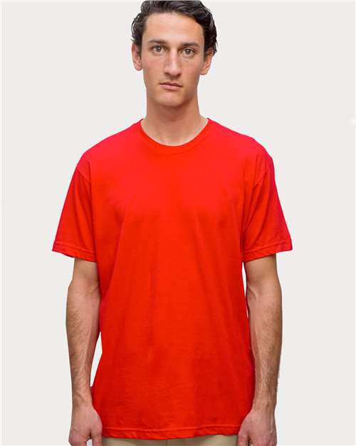 Load image into Gallery viewer, Los Angeles Apparel 20001 Unisex USA-Made Fine Jersey T-Shirt - Red