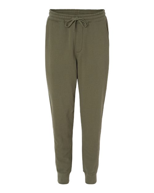 Load image into Gallery viewer, Independent Trading Co. IND20PNT Men's Midweight Fleece Sweatpants - Army