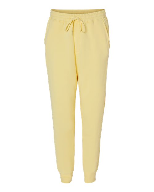 Load image into Gallery viewer, Independent Trading Co. IND20PNT Men's Midweight Fleece Sweatpants - Light Yellow