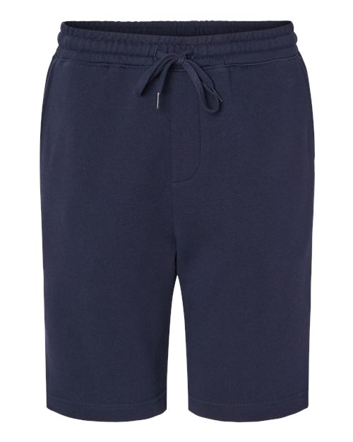 Load image into Gallery viewer, Independent Trading Co. IND20SRT Men's Midweight Fleece Shorts - Classic Navy