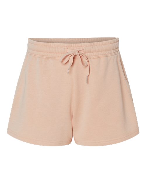Load image into Gallery viewer, Independent Trading Co. PRM20SRT Women’s Lightweight California Wave Wash Fleece Shorts - Blush