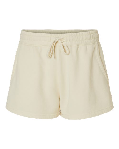 Load image into Gallery viewer, Independent Trading Co. PRM20SRT Women’s Lightweight California Wave Wash Fleece Shorts - Bone