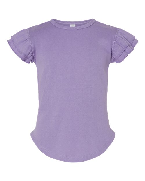 Load image into Gallery viewer, Toddler Flutter Sleeve Tee - Lavender