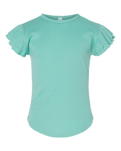 Load image into Gallery viewer, Toddler Flutter Sleeve Tee - Saltwater
