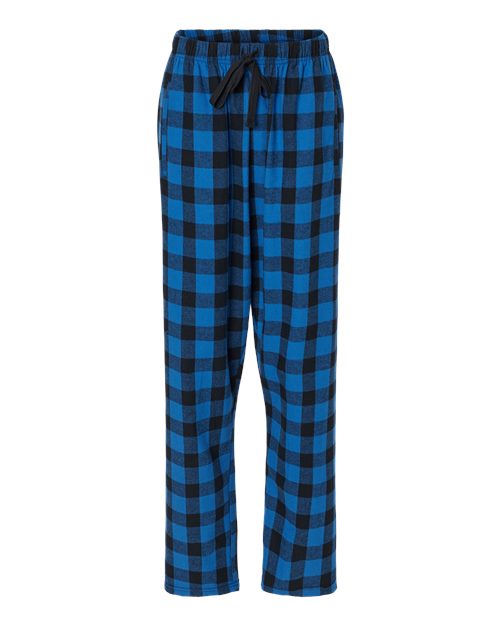 Load image into Gallery viewer, Boxercraft BW6620 Women's Haley Flannel Pants - Royal/ Black Buffalo