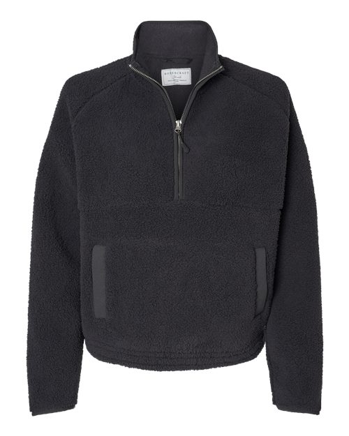 Load image into Gallery viewer, Boxercraft BW8501 Women's Everest Half-Zip Pullover - Black