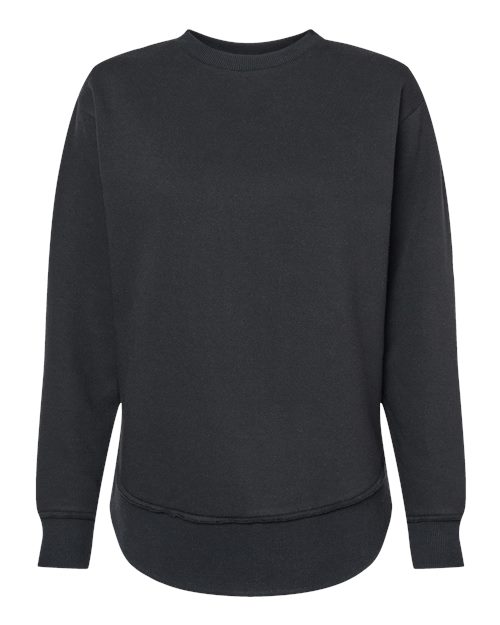 Load image into Gallery viewer, LAT 3525 Women's Weekend Crewneck Sweatshirt - Black