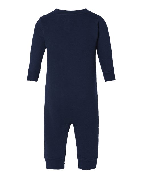 Load image into Gallery viewer, Infant Fleece One-Piece - Navy