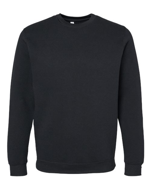 Load image into Gallery viewer, LAT 6925 Unisex Elevated Fleece Crewneck Sweatshirt - Black