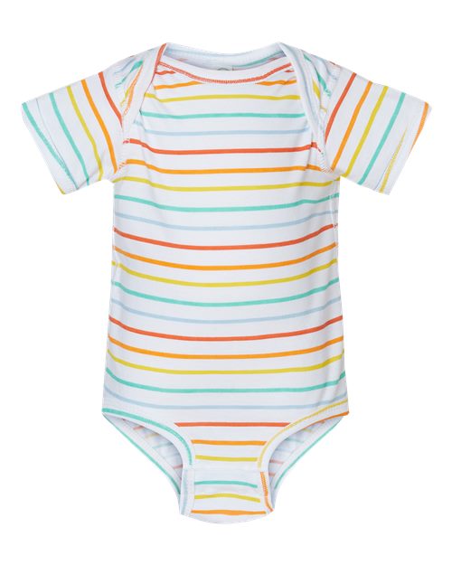 Load image into Gallery viewer, Infant Fine Jersey Bodysuit - Rainbow Stripe