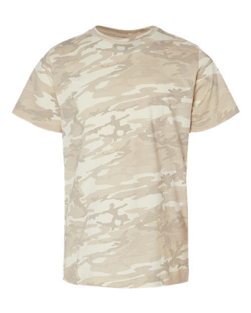 Load image into Gallery viewer, LAT 6101 Youth Fine Jersey Tee - Natural Camo