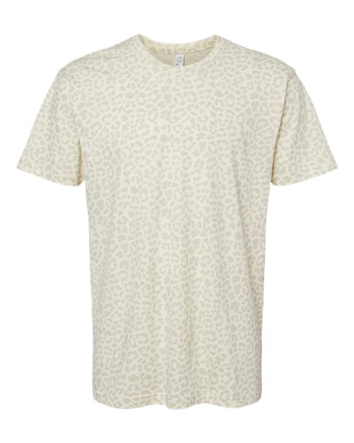 Load image into Gallery viewer, LAT 6901 Unisex Fine Jersey Tee - Natural Leopard