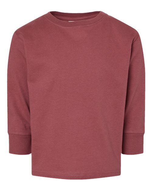 Load image into Gallery viewer, Toddler Fine Jersey Long Sleeve Tee - Rouge