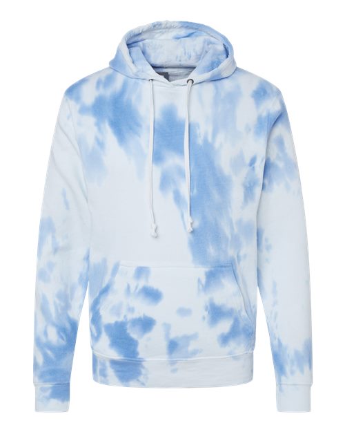 Load image into Gallery viewer, J. America 8861 Men's Tie-Dyed Fleece Hooded Sweatshirt - Periwinkle Tie Dye