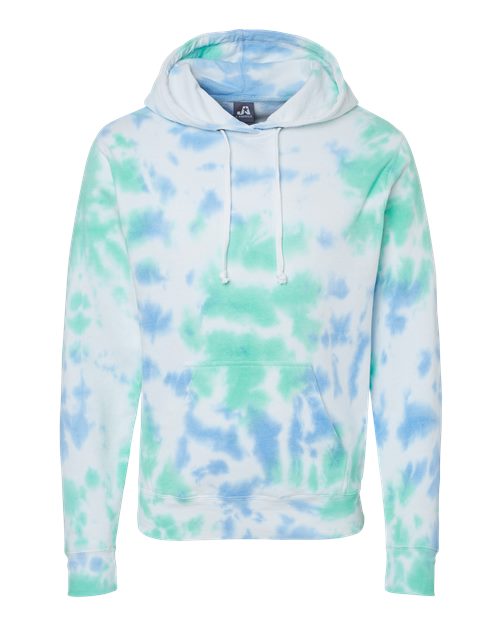 Load image into Gallery viewer, J. America 8861 Men's Tie-Dyed Fleece Hooded Sweatshirt - Lagoon Tie Dye