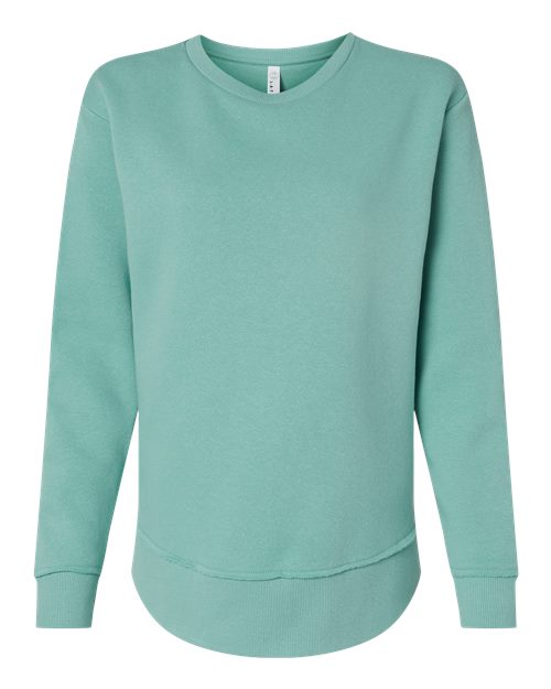 Load image into Gallery viewer, LAT 3525 Women's Weekend Crewneck Sweatshirt - Saltwater