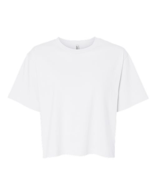 Load image into Gallery viewer, Women's Fine Jersey Boxy Tee - White