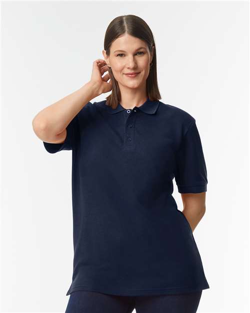 Load image into Gallery viewer, Unisex Hammer™ Pique Polo — product photo 4