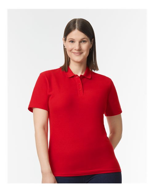 Load image into Gallery viewer, Women's Softstyle® Pique Polo — product photo 5