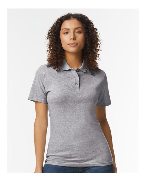 Load image into Gallery viewer, Women's Softstyle® Pique Polo — product photo 8