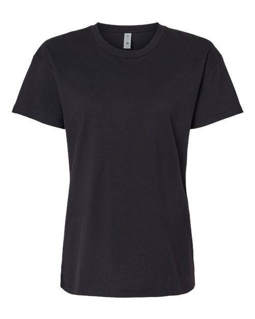 Load image into Gallery viewer, Women's Cotton Relaxed T-Shirt - Black