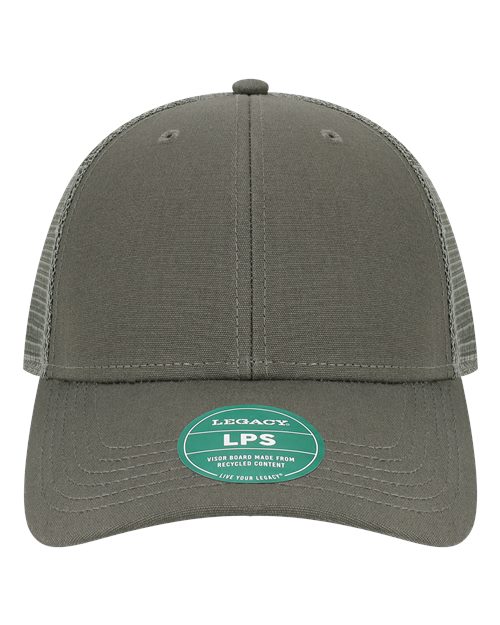 Load image into Gallery viewer, LEGACY LPS Lo-Pro Snapback Trucker Cap - Dark Grey/ Dark Grey