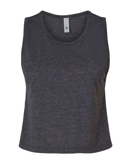 Load image into Gallery viewer, Women's Festival Crop Tank - Charcoal