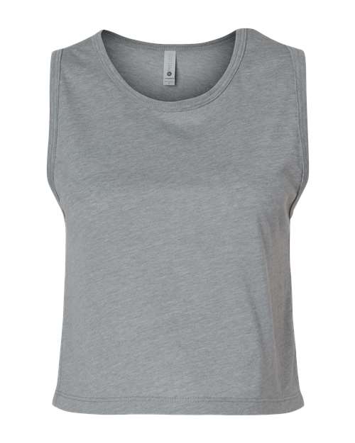 Load image into Gallery viewer, Women's Festival Crop Tank - Heather Grey