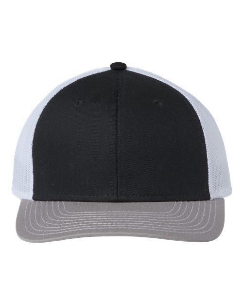 Load image into Gallery viewer, The Game GB452E Everyday Trucker Cap - Black/ Grey/ White