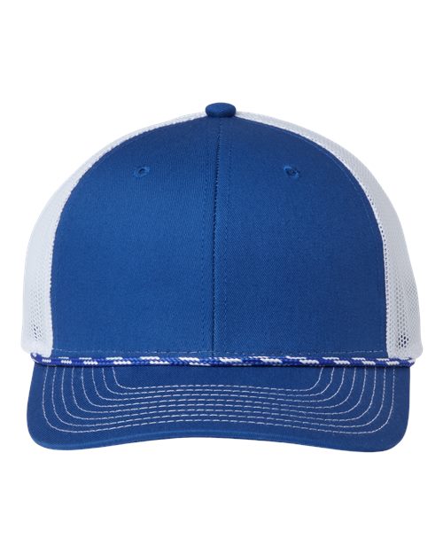 Load image into Gallery viewer, The Game GB452R Everyday Rope Trucker Cap - Royal/ White