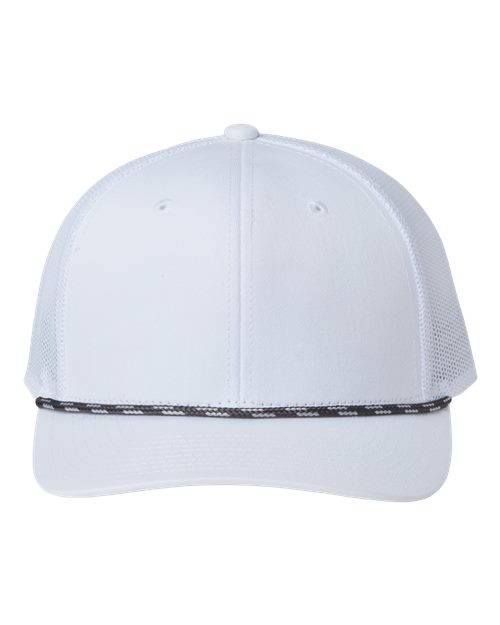 Load image into Gallery viewer, The Game GB452R Everyday Rope Trucker Cap - White/ White