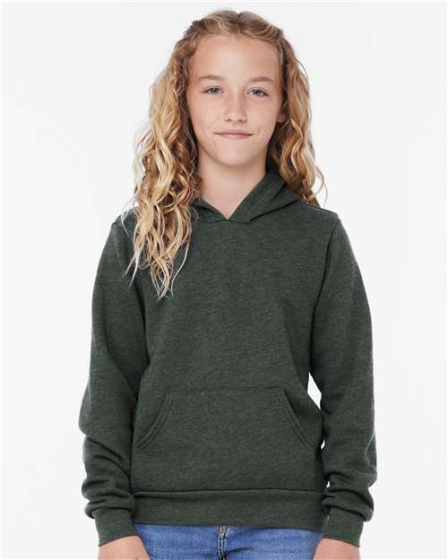 Load image into Gallery viewer, Youth Sponge Fleece Hoodie Sweatshirt — product photo 4
