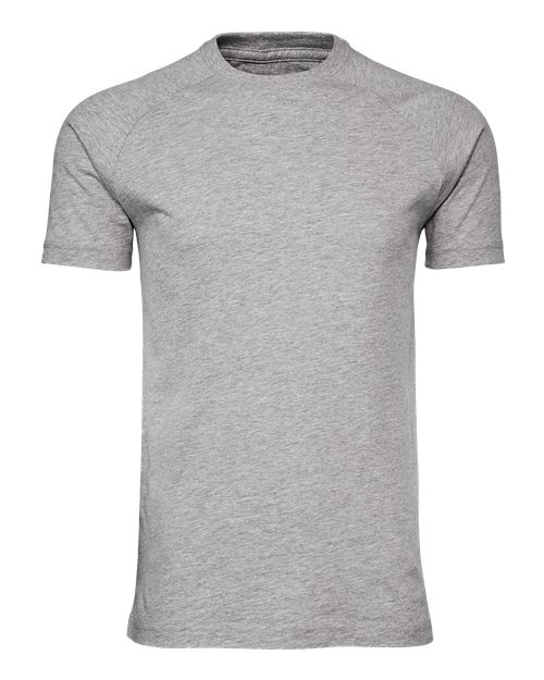 Load image into Gallery viewer, Men's Heather CVC Raglan Tee — product photo 1