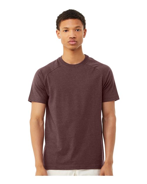 Load image into Gallery viewer, Men's Heather CVC Raglan Tee — product photo 5