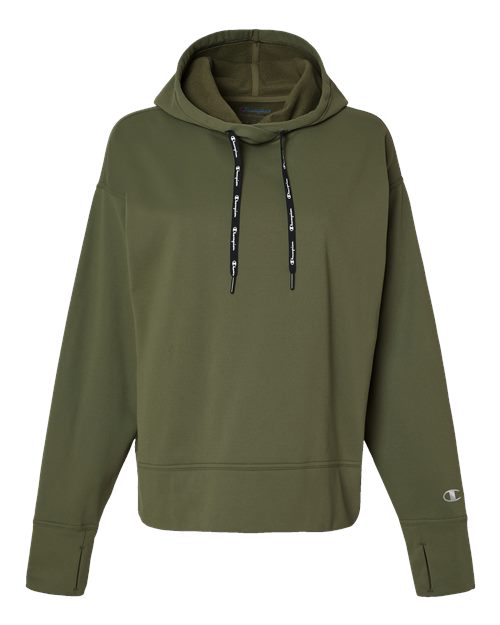 Load image into Gallery viewer, Women's Sport Hooded Sweatshirt - Fresh Olive