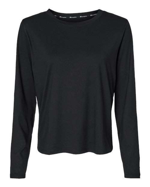 Load image into Gallery viewer, Women's Sport Soft Touch Long Sleeve T-Shirt - Black