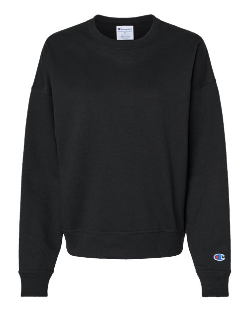 Load image into Gallery viewer, Women's Powerblend® Crewneck Sweatshirt - Black