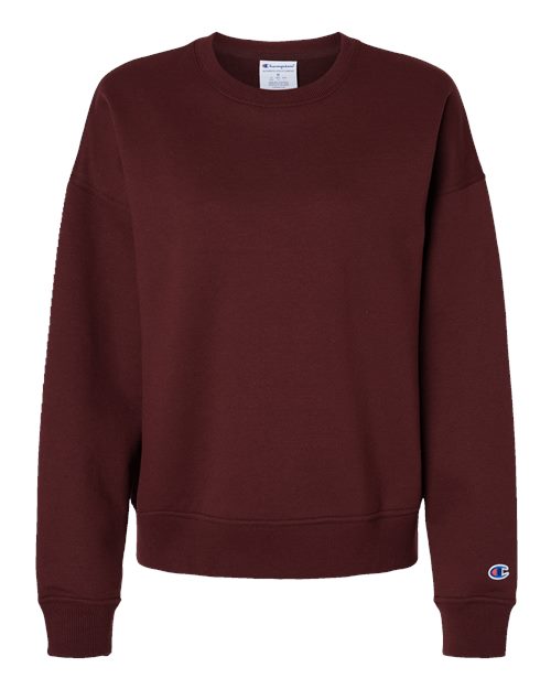 Load image into Gallery viewer, Women's Powerblend® Crewneck Sweatshirt - Maroon