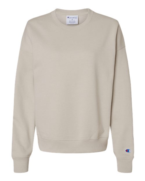 Load image into Gallery viewer, Women's Powerblend® Crewneck Sweatshirt - Sand