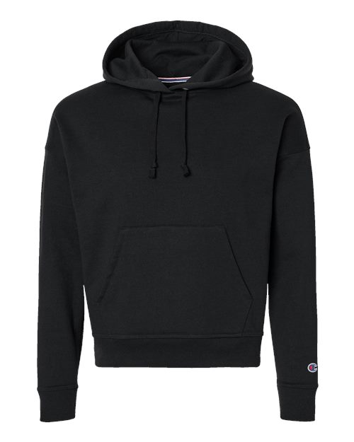 Load image into Gallery viewer, Women's Powerblend® Hooded Sweatshirt - Black