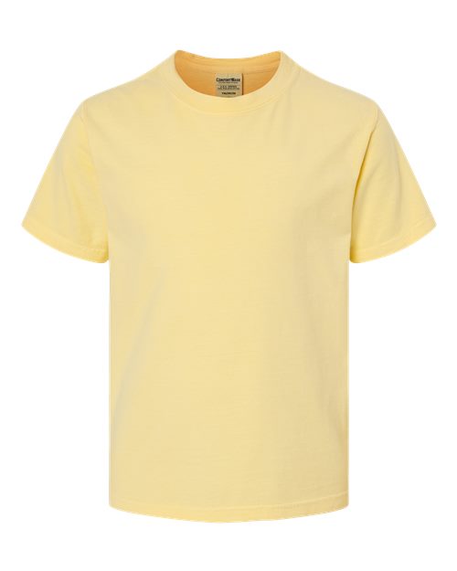 Load image into Gallery viewer, Youth Garment-Dyed T-Shirt - Summer Squash Yellow