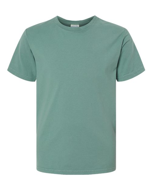 Load image into Gallery viewer, Youth Garment-Dyed T-Shirt - Cypress Green