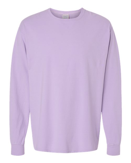 Load image into Gallery viewer, Unisex Garment-Dyed Long Sleeve T-Shirt - Future Lavender