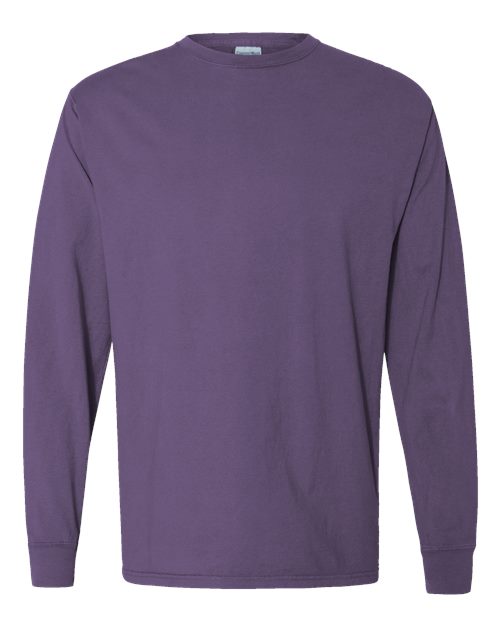 Load image into Gallery viewer, Unisex Garment-Dyed Long Sleeve T-Shirt - Grape Soda