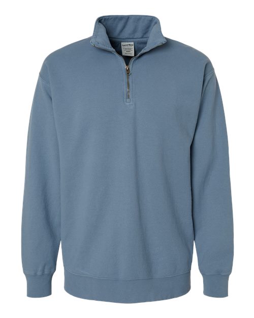 Load image into Gallery viewer, Unisex Garment-Dyed Quarter-Zip Sweatshirt - Saltwater