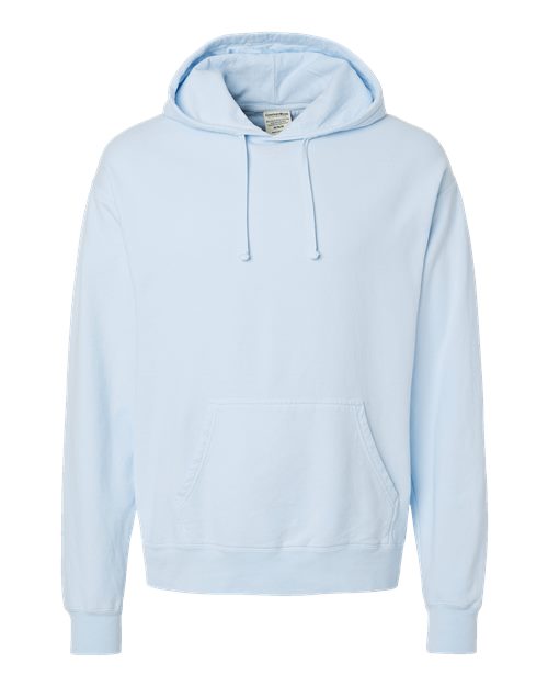 Load image into Gallery viewer, Unisex Garment-Dyed Hooded Sweatshirt - Soothing Blue