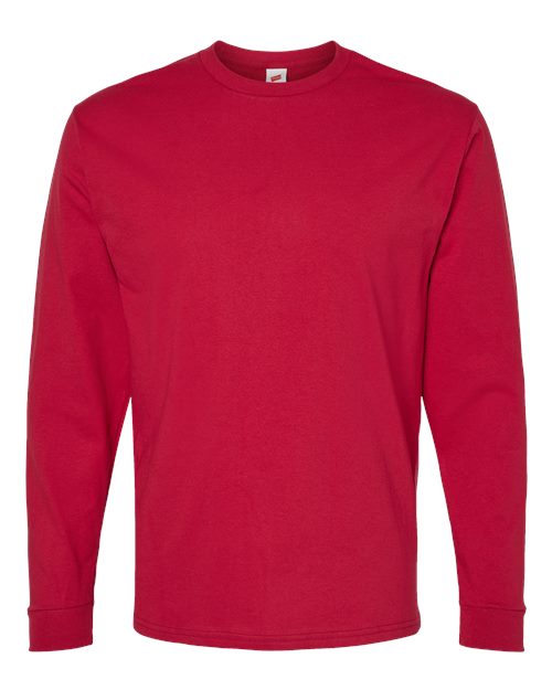 Load image into Gallery viewer, Essential-T Long Sleeve T-Shirt - Athletic Crimson