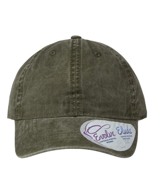 Load image into Gallery viewer, Infinity Her CASSIE Women's Pigment-Dyed with Fashion Undervisor Cap - Olive/ Camo