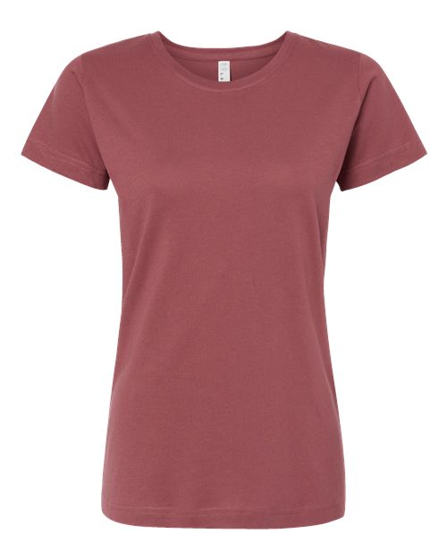 Load image into Gallery viewer, LAT 3516 Women's Fine Jersey Tee - Rouge