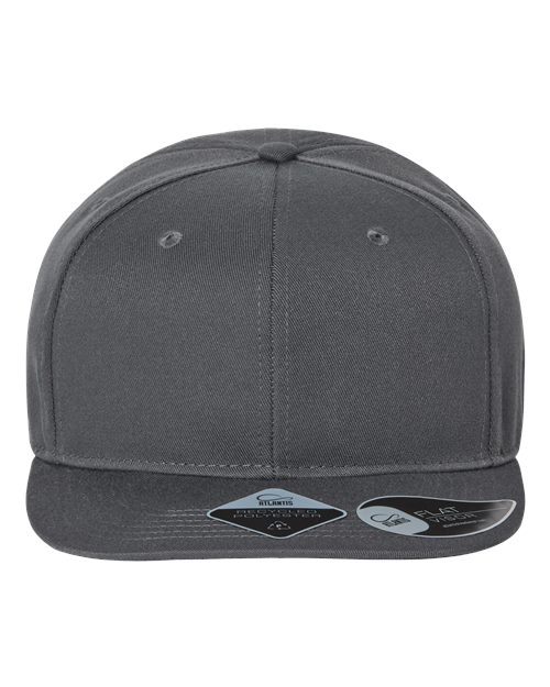 Load image into Gallery viewer, Atlantis Headwear JAMES Sustainable Flat Bill Cap - Dark Grey